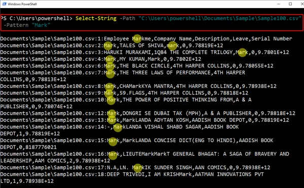 PowerShell-Select-String example