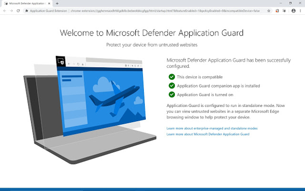 Windows Defender Application Guard