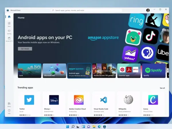 windows 11 android apps